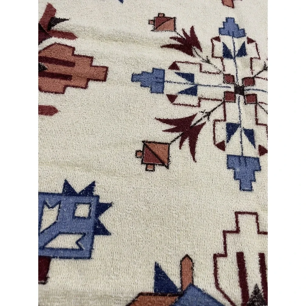 Vintage‎ NWOT Southwest Design Yellow Cotton Bath Towel